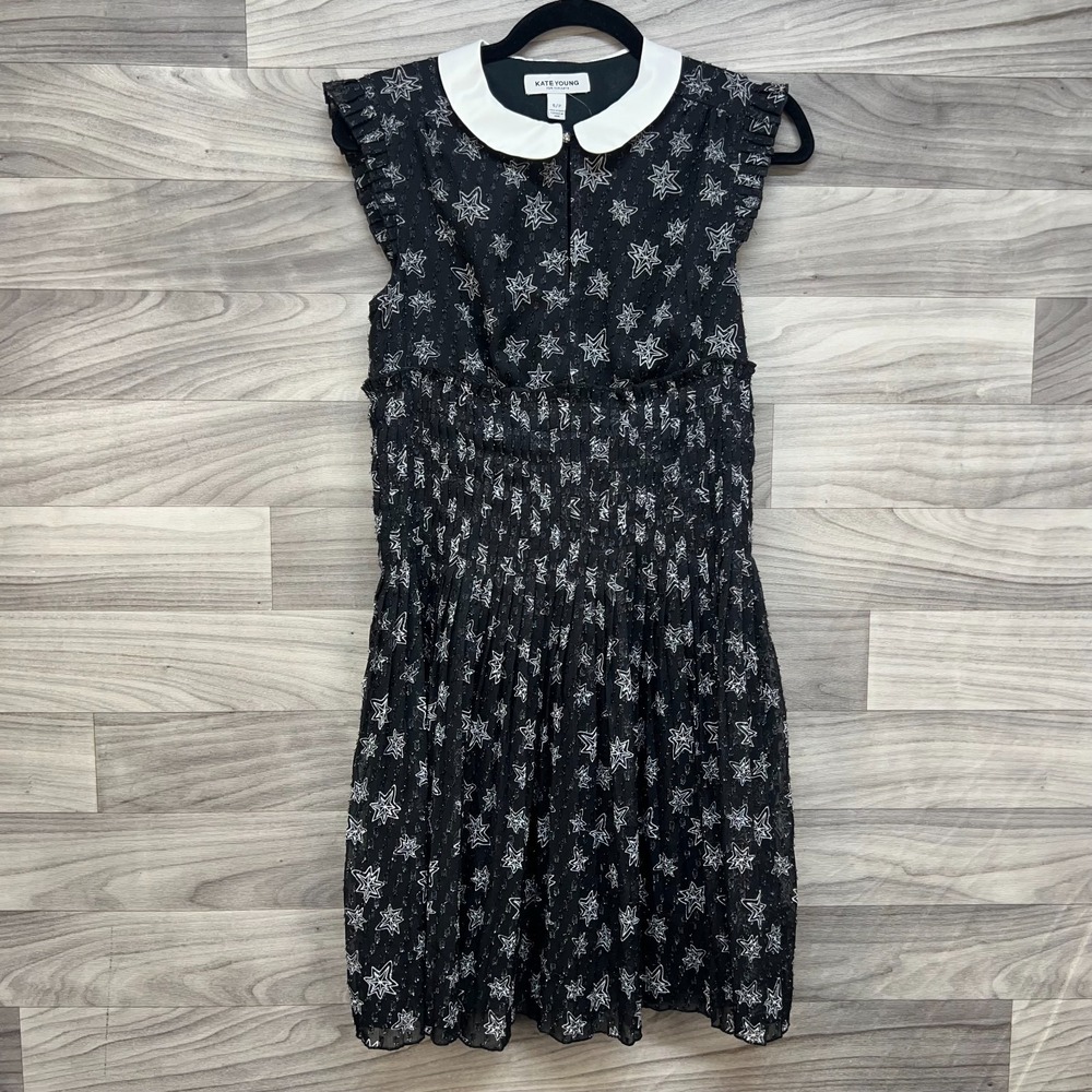 Kate Young for Target Dress‎ Womens S Black Shimmer Sparkle Stars Party Cocktail